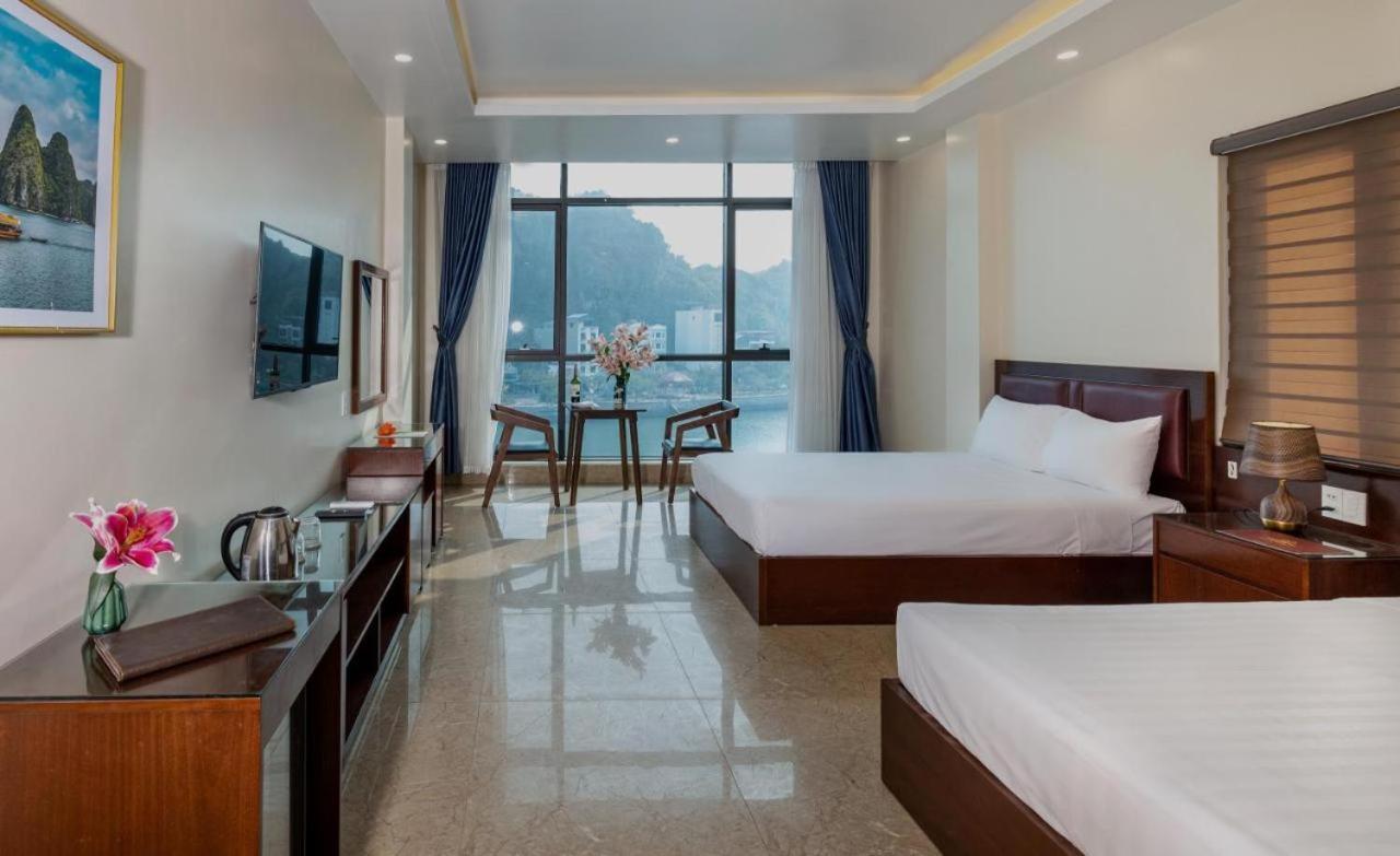 Aroma Cat Ba Sea View Hotel Chan Chau Luaran gambar