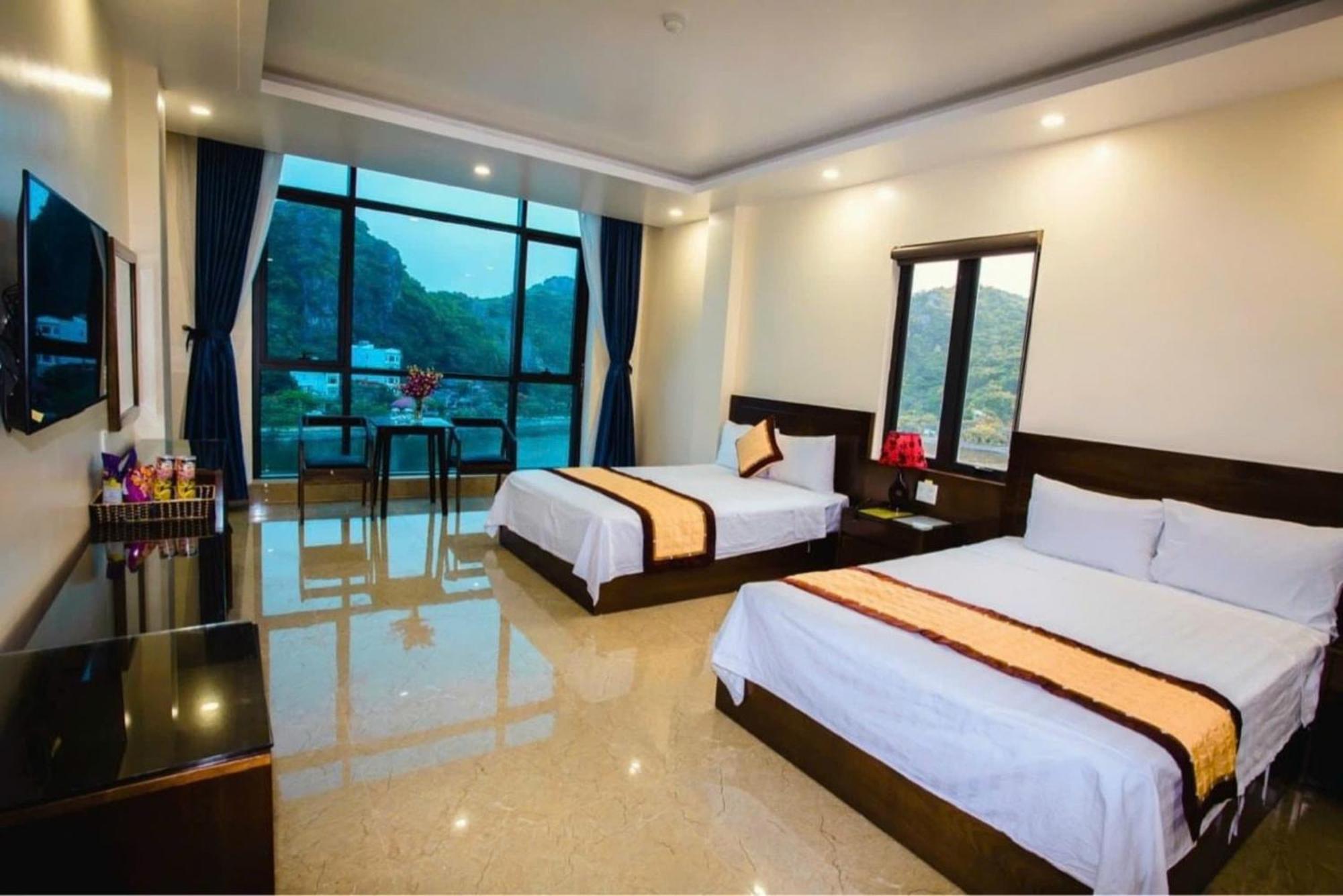 Aroma Cat Ba Sea View Hotel Chan Chau Luaran gambar