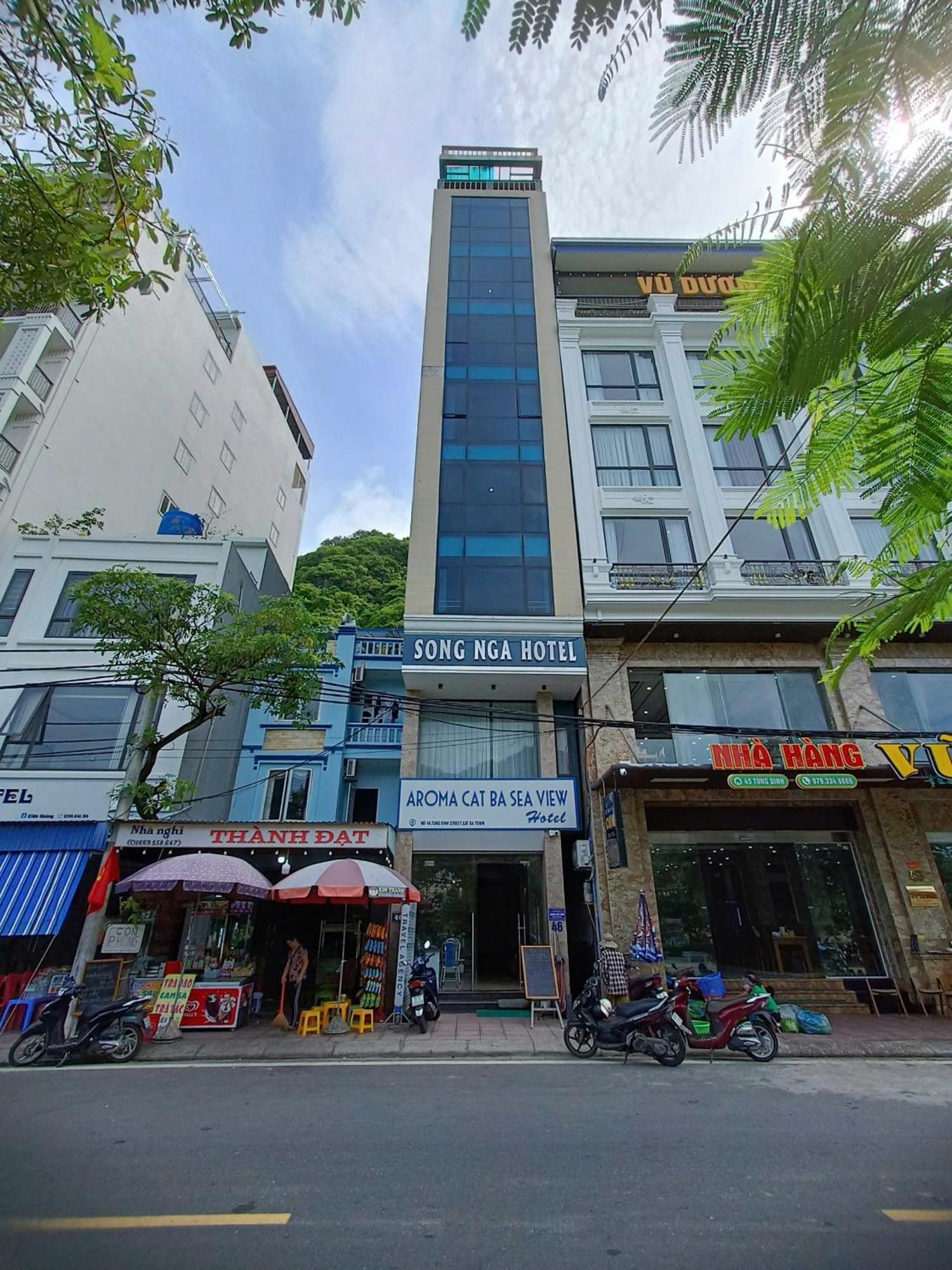 Aroma Cat Ba Sea View Hotel Chan Chau Luaran gambar